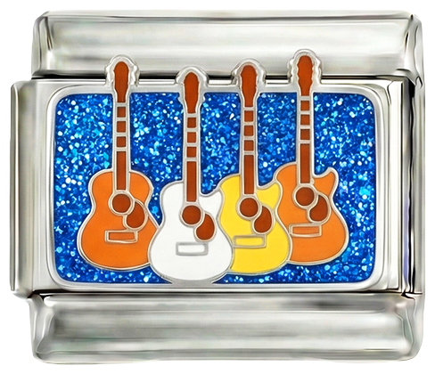 Kelios gitaros, ant sidabro