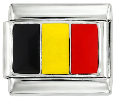 Belgium Flag, on Silver - belgium-flag-on-silver.png