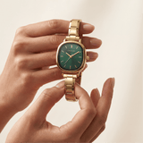 Capri Watch Gold – Smaragdinio ciferblato leidimas