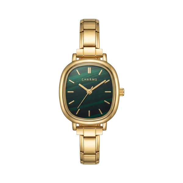 Capri Watch Gold – Smaragdinio ciferblato leidimas