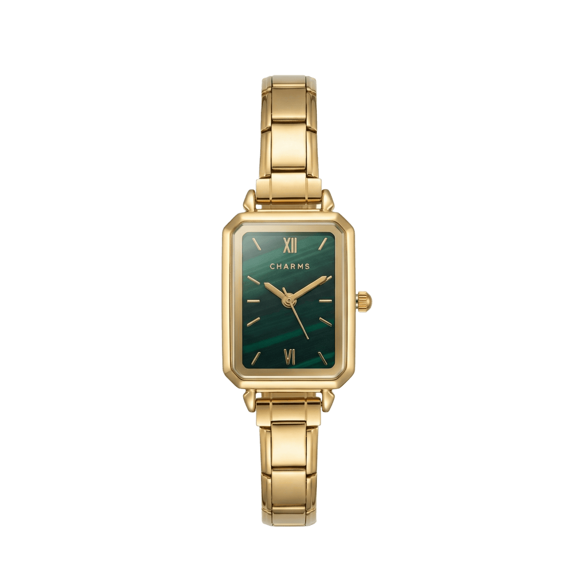 Como Watch Gold Emerald Dial