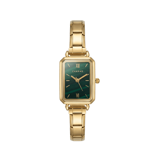 Como Watch Gold – Smaragdinio ciferblato leidimas