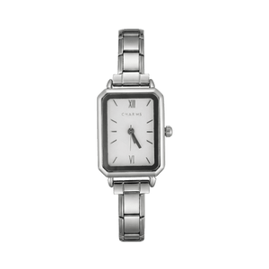 Como Watch Silver – White Dial Edition