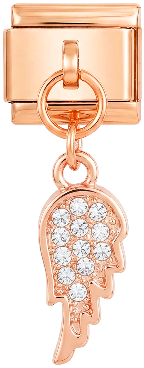 Large Angel Wing with Stones, on Rose Gold - Large-Angel-Wing-with-Stones-on-Rose-Gold.png