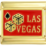 Las Vegas with Dices on Red Plate on Gold - Las-Vegas-with-Dices-on-Red-Plate-on-Gold.png
