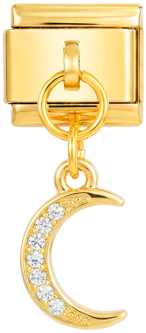 Moon with White Stones, on Gold - Moon-with-White-Stones-on-Gold.png