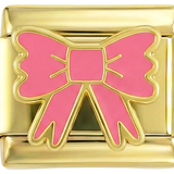 Pink Bow on Gold - Pink-Bow-on-Gold.png