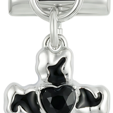 Black Cross with Heart, on Silver - black-cross-with-heart-on-silver.png
