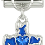 Blue Cross with Heart, on Silver - blue-cross-with-heart-on-silver.png