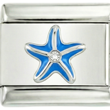 Blue Starfish on Silver - blue-starfish-on-silver.png