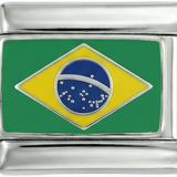 Brazilijos vėliava, ant sidabro