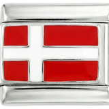 Denmark Flag, on Silver - denmark-flag-on-silver.png