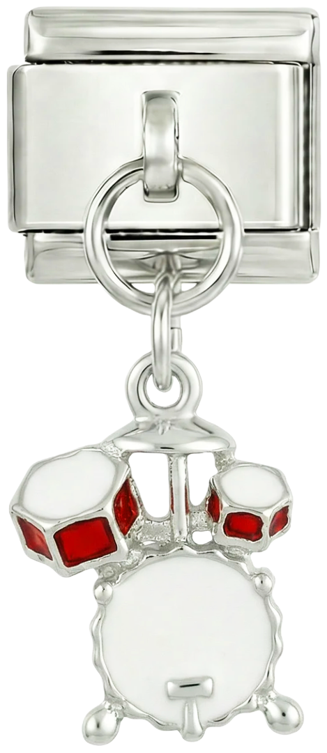 Drum Set, on Silver - drum-set-on-silver.png