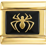Golden Spider on Black Plate on Gold - golden-spider-on-black-plate-on-gold.png