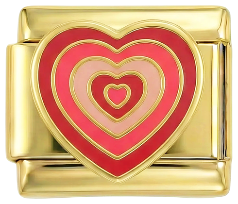 Pink Growing Heart on Gold - pink-growing-heart-on-gold.png