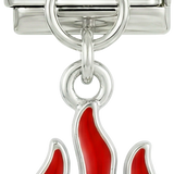 Red Flame, on Silver - red-flame-hanging-silver.png