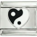 Yin & Yang Heart, Black and White - yin-yang-heart-black-and-white.png